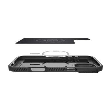 Spigen Optik Armor Mag Case with MagSafe for iPhone 16 Pro - Juodas 7