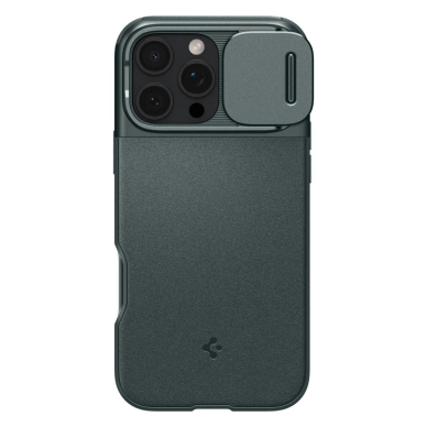 Spigen Optik Armor Mag Dėklas MagSafeiPhone 16 Pro - Žalias 1