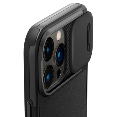 Dėklas Spigen OPTIK ARMOR MAG MAGSAFE IPHONE 14 PRO MAX Juodas 7