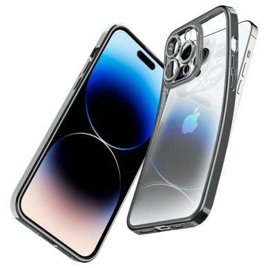 Dėklas Spigen OPTIK CRYSTAL IPHONE 14 PRO Pilkas 7