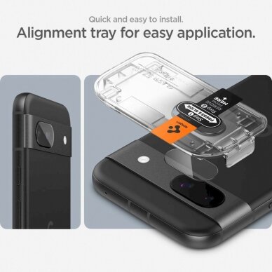 Spigen Optik.tR EZ Fit Camera Protector Google Pixel 8A - 2 pcs. 13