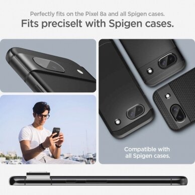 Spigen Optik.tR EZ Fit Camera Protector Google Pixel 8A - 2 pcs. 14