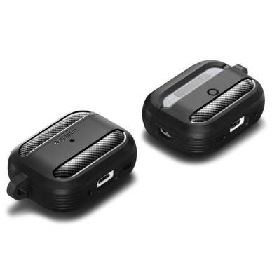 Dėklas Spigen RUGGED ARMOR Apple AIRPODS PRO 1 / 2 Juodas 10