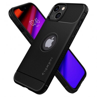 Dėklas Spigen Rugged Armor iPhone 13 juodas 6