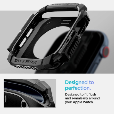 Spigen Rugged Armor Dėklas Apple Watch 10 (42mm) - Juodas 12