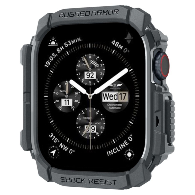 Spigen Rugged Armor Dėklas Apple Watch 10 46mm - Pilkas 13