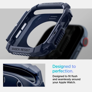 Spigen Rugged Armor Dėklas Apple Watch 10 46mm - Navy Mėlynas 10