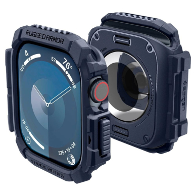 Spigen Rugged Armor Dėklas Apple Watch 10 46mm - Navy Mėlynas