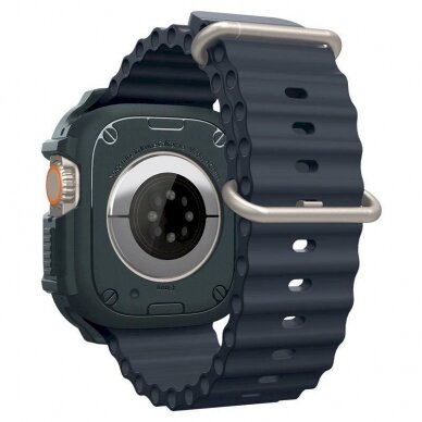 Spigen Rugged Armor Dėklas Apple Watch Ultra 1 / 2 (49 mm) - tamsiai žalias 12