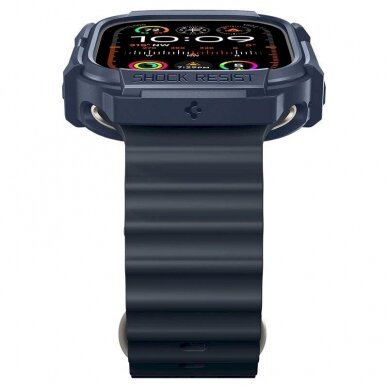 Spigen Rugged Armor Dėklas Apple Watch Ultra 1 / 2 (49 mm) - navy blue 12