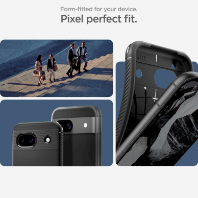 Spigen Rugged Armor Dėklas Google Pixel 8A - matte Juodas 3