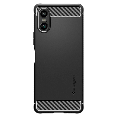 Spigen Rugged Armor Dėklas skirtas Sony Xperia 10 VI - matinis Juodas 1