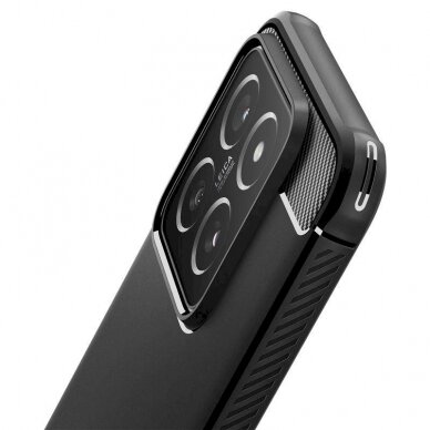 Dėklas Spigen Rugged Armor case for Xiaomi 14 - Matinis Juodas 4