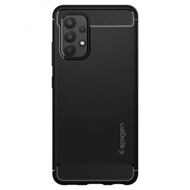 AUKŠTOS KOKYBĖS DĖKLAS SPIGEN RUGGED ARMOR GALAXY A52/ A52s MATTE JUODAS 1