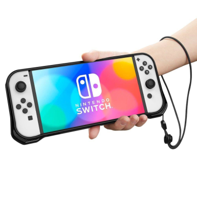 Dėklas SPIGEN RUGGED ARMOR NINTENDO SWITCH OLED MATTE Juodas 14