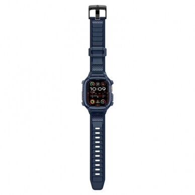 Spigen Rugged Armor Pro Dėklas Apple Watch Ultra 1 / 2 (49 mm) - navy blue 17