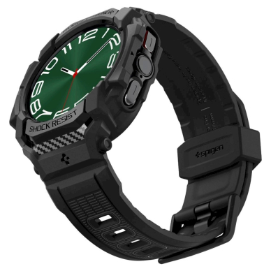 Spigen Rugged Armor Pro Dėklas Samsung Galaxy Watch Ultra (47mm) - matinis juodas 10