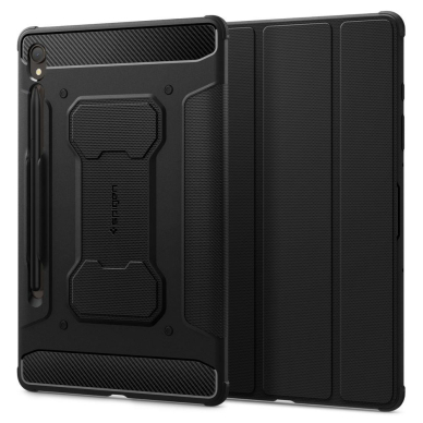 Apsauginis dėklas Spigen RUGGED ARMOR "PRO" GALAXY TAB S9 11.0 X710 / X716B Juodas 1