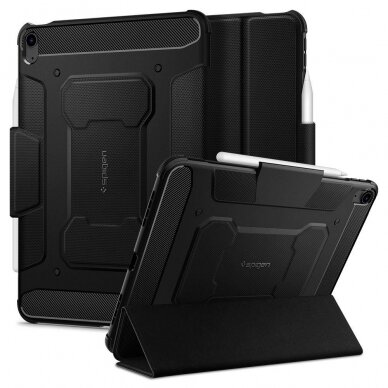 SPIGEN RUGGED ARMOR ”PRO” IPAD AIR 4 2020/5 2022 Juodas