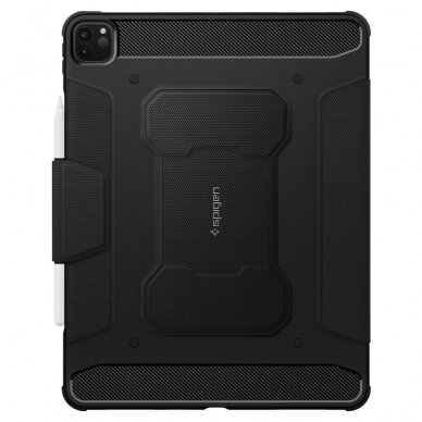 ATVERČIAMAS DĖKLAS SPIGEN RUGGED ARMOR IPAD PRO 12.9 2021 Juodas 2