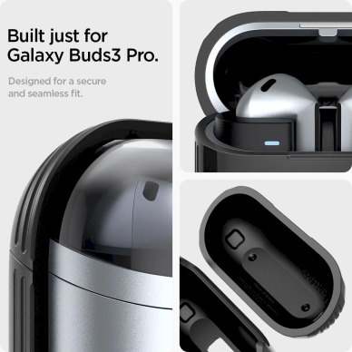 Spigen Rugged Armor Samsung Galaxy Buds 3 / 3 Pro Case - Juodas 14