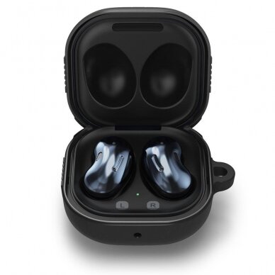 Dėklas Spigen Rugged Armor Samsung Galaxy Buds Live Matte Juodas 3