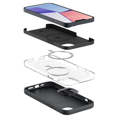 Dėklas Spigen SILICONE FIT MAG MAGSAFE IPHONE 14 PLUS Juodas 1