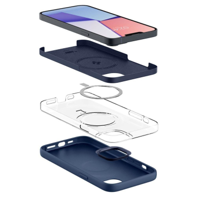 Dėklas Spigen SILICONE FIT MAG MAGSAFE IPHONE 14 PLUS Mėlynas 1