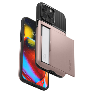 Spigen Slim Armor CS case for iPhone 15 Pro - Rožinis 7