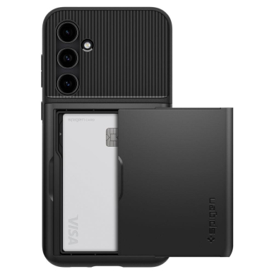 Apsauginis dėklas Spigen SLIM ARMOR CS GALAXY S23 FE Juodas 2