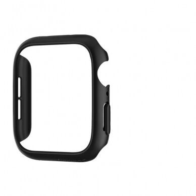 Aukštos Kokybės Ekrano rėmelis Spigen Thin Fit Apple Watch 4/5/6/SE (44mm) Juodas 1