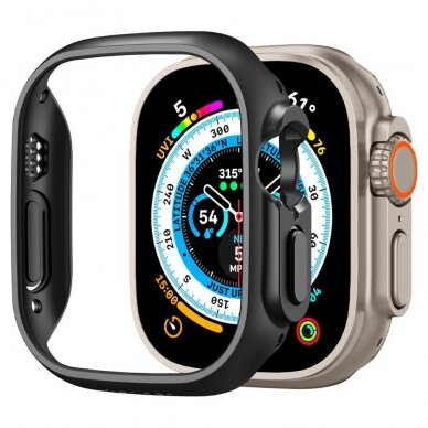 Ekrano apsauga Spigen THIN FIT Apple Watch ULTRA (49MM) Juoda 1