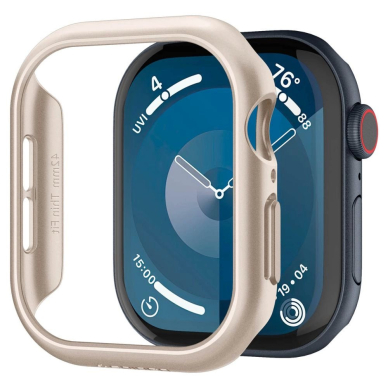 Spigen Thin Fit Dėklas Apple Watch 10 42mm - Beige 1