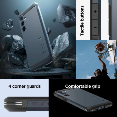 Spigen Tough Armor Dėklas skirtas Samsung Galaxy A55 5G - Pilkas 14