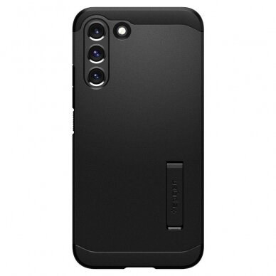 SAMSUNG GALAXY S22 DĖKLAS SPIGEN TOUGH ARMOR JUODAS 1