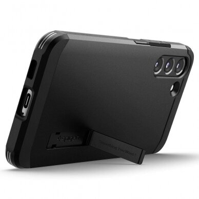 SAMSUNG GALAXY S22 DĖKLAS SPIGEN TOUGH ARMOR JUODAS 7