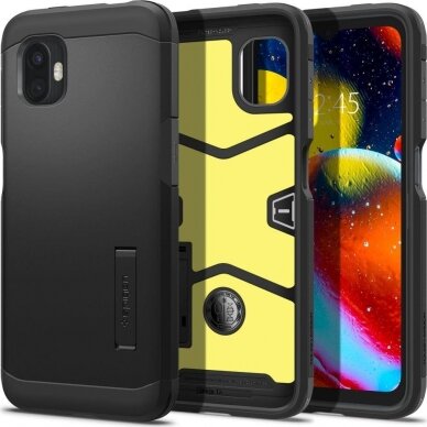 Dėklas Spigen TOUGH ARMOR SAMSUNG GALAXY XCOVER 6 PRO Juodas 2