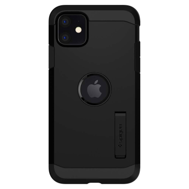 Aukštos Kokybės Dėklas Spigen Tough Armor Iphone 11 Juodas 2