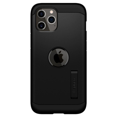 Aukštos Kokybės Dėklas Spigen Tough Iphone 12 Pro / Iphone 12 Juodas