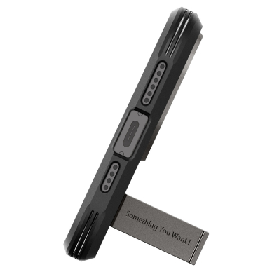 Apsauginis dėklas Spigen Tough Armor MagSafe, gunmetal - iPhone 15 Pro 6