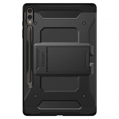 Apsauginis dėklas Spigen TOUGH ARMOR PRO  GALAXY TAB S9+ PLUS 12.4 X810 / X816B Juodas 2