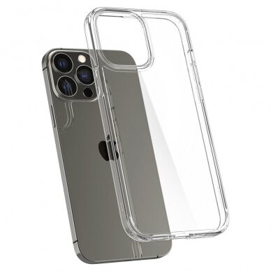 Dėklas Spigen Ultra Hybrid iPhone 13 Pro permatomas 5