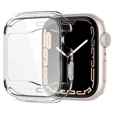 Spigen Ultra Hybrid dėklas Apple Watch 7 / 8 / 9 (45 mm) - Permatomas 8