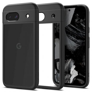 Spigen Ultra Hybrid dėklas Google Pixel 8A - matte Juodas