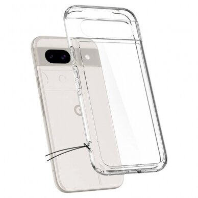 Spigen Ultra Hybrid dėklas Google Pixel 8A - Permatomas 10