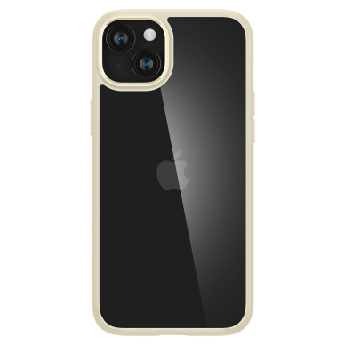 Spigen Ultra Hybrid case for iPhone 15 - Kreminė 4