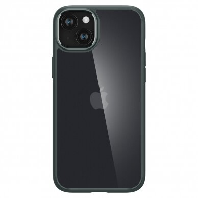 Spigen Ultra Hybrid case for iPhone 15 - dark green 4