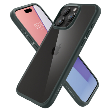 Spigen Ultra Hybrid case for iPhone 15 Pro Max - Žalias 1