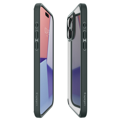 Spigen Ultra Hybrid case for iPhone 15 Pro Max - Žalias 5