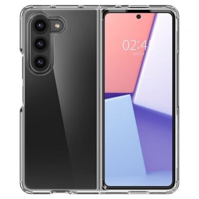 Akcija! Dėklas Spigen ULTRA HYBRID SAMSUNG GALAXY Z Fold 5 Permatomas  1